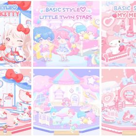【ベーシック系①】キティ・キキララ・マイメロ SR200円／R100円／N50円 | ハロスイ(ハロースイートデイズ)のアカウントデータ、RMTの販売・買取一覧