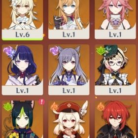 レベル7希少初期垢⭐️5×9エスコフィエ、エミリエ、クレー、雷電、八重神子、ティナリ1凸、刻晴など | 原神のアカウントデータ、RMTの販売・買取一覧