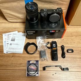 ソニー(SONY)の美品 SONY α6400 ILCE-6400M 高倍率ズームレンズキット(ミラーレス一眼)