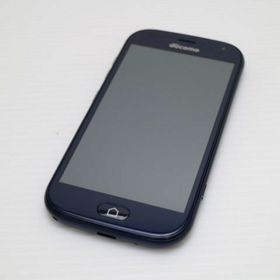 フジツウ(富士通)の新品同様 F-42A らくらくスマートフォン ネイビー M999(スマートフォン本体)