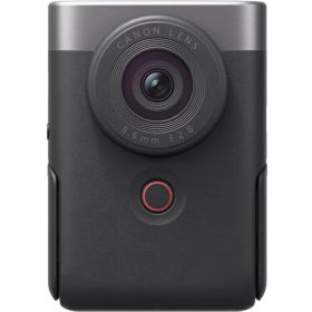 【送料無料】Canon 5946C001 ビデオカメラ PowerShot V10 SL（シルバー）【在庫目安:僅少】