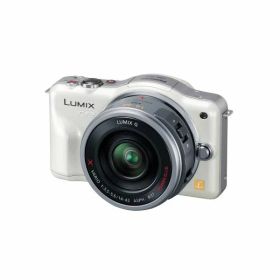 【中古】【1年保証】【美品】Panasonic LUMIX DMC-GF3 電動ズームレンズキット ホワイト