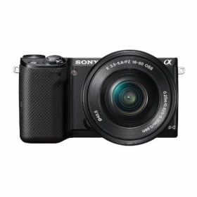 【中古】【1年保証】【美品】SONY NEX-5T パワーズームレンズキット (PZ 16-50mm) ブラック [NEX-5TL]