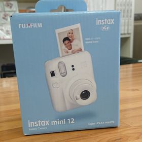 フジフイルム(富士フイルム)の富士フイルムチェキ instax mini 12 クレイホワイト(1台)(フィルムカメラ)