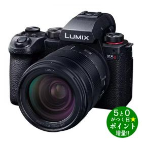 ◆最大7500円CP＋P3倍！！BF期間中限定◆パナソニック カメラ ミラーレス一眼カメラ 高倍率ズームレンズキット LUMIX DC-S5M2H ブラック Panasonic【転送不可】