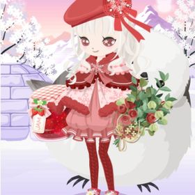 雪の華ワンピ（モワノー） 赤 2点セット | ニコッとタウン(ニコタ)のアカウントデータ、RMTの販売・買取一覧