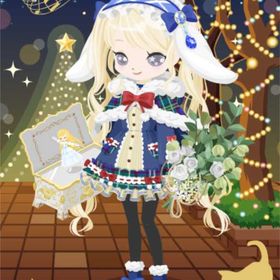 スノークリスマスリボンワンピ＆リボンブーツ 紺 2点セット | ニコッとタウン(ニコタ)のアカウントデータ、RMTの販売・買取一覧