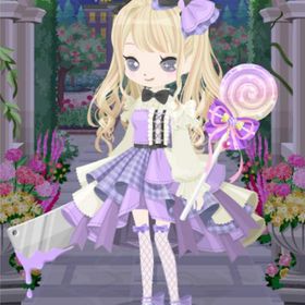 つぎはぎドレス（プリシラ）紫 3点セット | ニコッとタウン(ニコタ)のアカウントデータ、RMTの販売・買取一覧