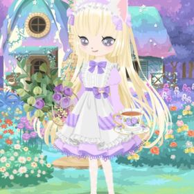 にゃんこポケットエプロンドレス 紫 2点セット | ニコッとタウン(ニコタ)のアカウントデータ、RMTの販売・買取一覧