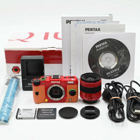 PENTAX ペンタックス ミラーレス一眼 Q10 エヴァンゲリオンモデル ズームレンズキット 標準ズーム 02 STANDARD ZOOM TYPE 02 アスカ ミラーレス一眼レフカメラ 【中古】