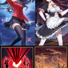 遠坂凛(うごく着せ替え) 九条璃雨 共存 Fateコラボ装飾×2 他装飾×2 初期垢 | 雀魂 じゃんたまのアカウントデータ、RMTの販売・買取一覧