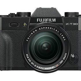 【中古】「非常に良い」富士フイルム(FUJIFILM) ミラーレス一眼カメラ X-T30レンズキット ブラック X-T30LK-B