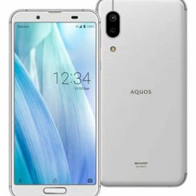 【中古】【安心保証】 AQUOS sense3 lite SH-RM12[64GB] 楽天モバイル シルバーホワイト