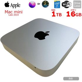 Apple Mac mini MGEQ2J/A A1347 Late 2014 小型デスク 選べるOS Monterey or Bigsur [Core i7 4578U 3.0GHz 16GB SSD1TB 無線 BT ]：良品
