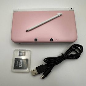 ニンテンドー3DS LL ピンク×ホワイト 本体 中古