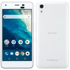 【新品・未使用】SIMフリー 元ワイモバイル 京セラ Android One S4 ホワイト 標準セット 利用制限△(赤ロム永久保証) 送料無料