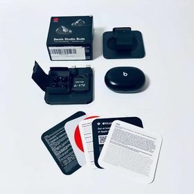 ビーツバイドクタードレ(Beats by Dr Dre)の【美品】Beats Studio Buds ワイヤレスイヤホン ブラック(ヘッドフォン/イヤフォン)