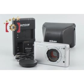 【中古】Nikon ニコン 1 J1 シルバー ミラーレス一眼カメラ シャッター回数僅少