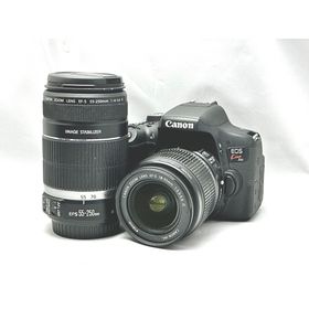 ショット数2,600！Canon EOS kiss x8i Wレンズセット♪(デジタル一眼)