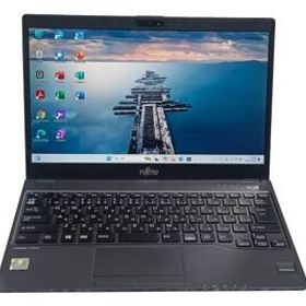 【驚速 FUJITSU U938/S i5-7300U 2.6GHz x4+8GB+M.2 SSD256GB 13.3インチワイドノートPC】Win11+Office2021/WEBカメラ A052306