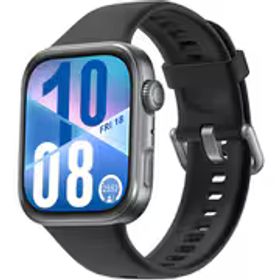 ファーウェイ HUAWEI HUAWEI WATCH FIT 4/Black ブラック 1.82インチAMOLEDディスプレイ 超薄型軽量 高精度な測位 24時間健康管理 フルオロエラストマーベルト 最大10日間稼働 スマートウォッチ 55020FAV