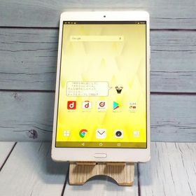 docomo HUAWEI d-01J dtab compact 16GB ゴールド 本体 白ロム SIMロック解除済み SIMフリー C336482