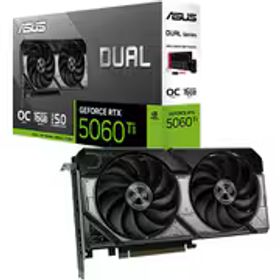 エイスース ASUS Dual GeForce RTX 5060 Ti 16GB GDDR7 OC Edition グラフィックボード DUAL-RTX5060TI-O16G