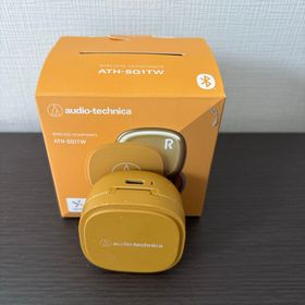 オーディオテクニカ(audio-technica)のオーディオテクニカ ワイヤレスイヤホン ATH-SQ1TW MU【ジャンク品】(ヘッドフォン/イヤフォン)