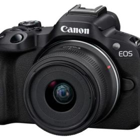 【ポイント10倍】 CANON デジタル一眼カメラ EOS R50 RF-S18-45 IS STM レンズキット [ブラック] 【P10倍】