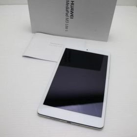 アンドロイド(ANDROID)の新品同様 701HW MediaPad M3 Lite s ホワイト M000(タブレット)
