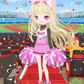 チアガール＆チアガールの応援ポンポン ピンク 2点セット | ニコッとタウン(ニコタ)のアカウントデータ、RMTの販売・買取一覧