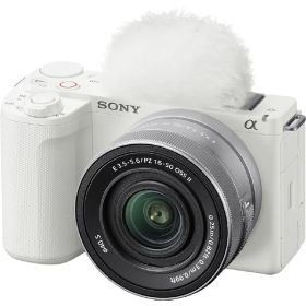 SONY デジタル一眼カメラ・パワーズームレンズキット α VLOGCAM ZV-E10 II ホワイト ZV-E10M2K W (納期目安2-3週間) ZVE10M2KW
