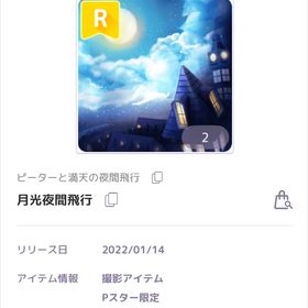 【最安値】【ラスイチ】月光夜間飛行 | ピュアニスタのアイテム、RMTの販売・買取一覧