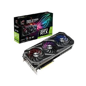 ASUS ROG Strix NVIDIA GeForce RTX 3070 Ti OCエディション ゲームグラフィックカード (PCIe 4.0 8GB GDDR6X HDMI 2.1 DisplayPort 1.4a Axial-tech ファンデザ