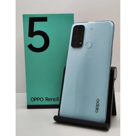 オッポ(OPPO)のOPPO Reno5 A 6GB+128GB アイスブルー 使用期間2ヶ月程度(スマートフォン本体)