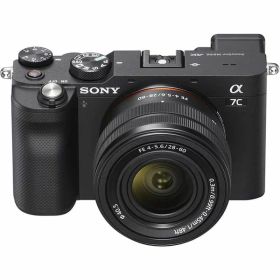 【中古】【1年保証】【美品】SONY α7C レンズキット ブラック [ILCE-7CL]