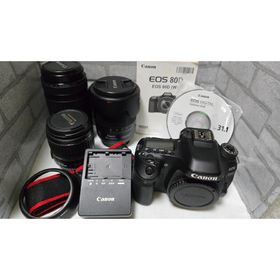 キヤノン(Canon)の『抜群の一眼レフ』Canon EOS 80D トリプルレンズ付 2016年発売(デジタル一眼)