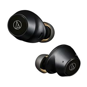 Audio Technica ATH-CKS30TW 完全ワイヤレスイヤホン / Bluetooth5.1 / 重低音/小型軽量 / 最大約20時間再生 /イヤホン7.5時間再生 / マルチポイント対応/プリセットEQ/ヒアスルー/低遅延モード/AAC/防水防塵 IP55 【国内正規品】ブラック ATH-CKS30TW BK
