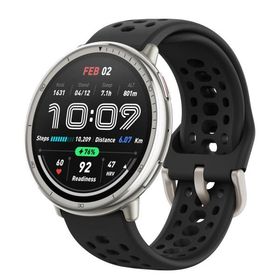 Amazfit(アマズフィット) AMAZFIT Active2 ブラックシリコン スマートウォッチ SP170073-C226 返品種別A