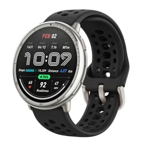 Amazfit(アマズフィット) AMAZFIT Active2 ブラックシリコン スマートウォッチ SP170073-C226 返品種別A