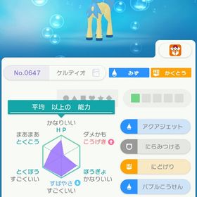 SMR2012 ケルディオ | ポケモン剣盾(ソードシールド)のアカウントデータ、RMTの販売・買取一覧