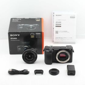 ショット数4633美品SONYソニー α6400パワーズームILCE-6400L(ミラーレス一眼)