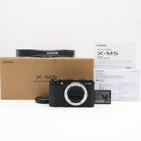＜美品＞FUJIFILM X-M5 ボディ ブラック シャッター数227枚(ミラーレス一眼)
