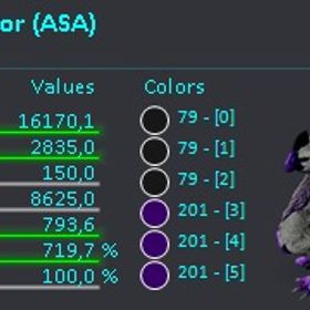 公式pve 最新🌟ギガラプ 79×201カラー🩷 | ARK Survival Evolvedのアカウントデータ、RMTの販売・買取一覧