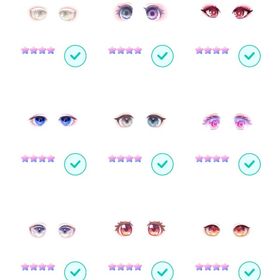 ピグパーティ 星4アイパーツ9点セット | ピグパ(ピグパーティ)のアカウントデータ、RMTの販売・買取一覧