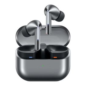 Galaxy Buds3 ProlシルバーlGalaxy AI対応lワイヤレスイヤホン 本体 端末lSamsung純正 国内正規品l2024年発売lノイズキャンセリングl立体音響l防水IP57lBluetooth 5.4l最大30時間再生l51.9glクリアなサウンドlHi-Fil内蔵マイクlSM-R630NZAAXJP
