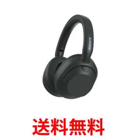 ソニー ワイヤレスノイズキャンセリングステレオヘッドホン パワフル重低音 ブラック WHULT900N BC 送料無料 【SG89857】