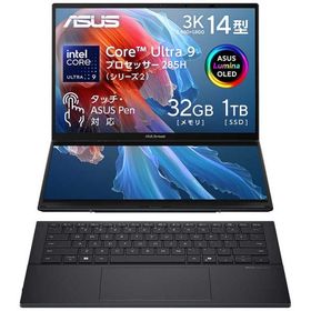 ASUS エイスース ノートパソコン Zenbook DUO [ 14型 / Win11 Home / Ultra 9 / メモリ32GB / SSD1TB ] インクウェルグレー UX8406CA-U9321W