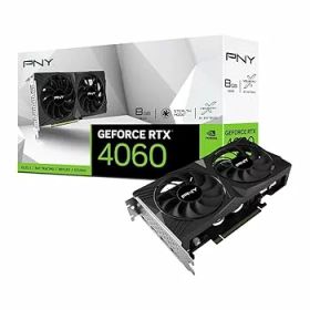 【中古】PNY Technologies GeForce RTX 4060 8GB STANDARD DUAL FAN グラフィックスボード VCG40608DFXPB1 VD8564