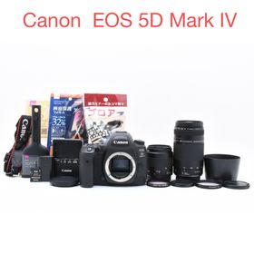 キヤノン(Canon)の一眼レフカメラCanon EOS 5D Mark IV標準&望遠ダブルレンズセッ(デジタル一眼)